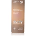 Attitude Sunly Tinted Face Stick Mineral solcreme Stift SPF 30 20 g