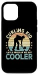 Coque pour iPhone 12/12 Pro Curling Curler pour enfants Funny Curling
