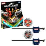 Beyblade X Marvel Collab Iron Man 4-80B vs. Thanos 4-60B Multipack Set