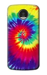 Tie Dye Swirl Color Case Cover For Motorola Moto Z