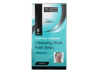 Beauty Formulas Skin Care Deep Cleansing Carbon Nose Strips 6 Pcs.