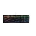 CHERRY MX BOARD 3.0 S, Mechanical Gaming Keyboard with Cable, German Layout (QWERTZ), Robust Aluminium Housing, RGB Lighting, MX SILENT RED Switches, Black