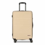 Franky Dallas 3.0 4 roues trolley M 65 cm avec soufflet d'extension beige (FRA12346-08)