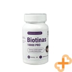 SAPIENS Biotin 10000 Pro 60 Tablets Hair Skin Nails Food Supplement Metabolism