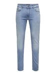 ONLY & SONS Men's Onsloom Slim One LBD 8263 Azg DNM Noos Jeans, lightblue, 34 W/30 L