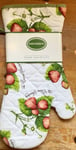 BNWTPortmeirion  Pomona Strawberries Oven Glove Gauntlet. Brand New.