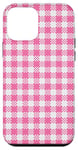 Coque pour iPhone 12 mini Nappe simple rose à motif sans couture