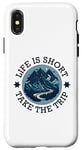 iPhone X/XS Life Is Short Take The Trip Travel Adventurer Hiking Camping Case