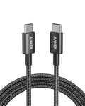 Anker USB C to USB C Charger Cable (6ft/1.8m), 100W USB 2.0 Type C Cable, Fast Charging Power for iPhone 15/15 Pro, MacBook Pro 2020, iPad Pro 2020, iPad Air 4, Galaxy S21, Pixel, Switch, LG, and More