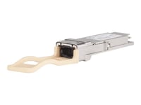 HPE X142 - Mode de transmetteur QSFP+ - 40GbE - 40GBase-ESR4 - MPO - jusqu'à 300 m - pour HPE Aruba 2930M 24, 8325-32C, 8325-48Y8C; CX 10000, 8360-12C V2, 8360-16Y2C V2