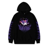 Vuxna söta Kuromi tröja Anime Kawaii Hoodies Pullover toppar Cosplay kostym presenter White S