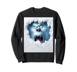 Funny Xmas Abominable Snowman Bigfoot Yeti Retro Christmas Sweatshirt