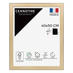 Cadre Photo Bois Contour Noir 40x50 cm et 50x40 cm - Convient au A3 - Cadre Photo Bois Noir – Cadre Photo Newton Bois Noir 40x50 cm - Fabriqué en