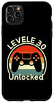 iPhone 11 Pro Max Level 30 Unlocked: Vintage Video Game Controller 30 Birthday Case