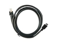 Datalogic - Usb/Strøm-Kabel - Usb - 3 M - Svart - For Datalogic Wlc4190, Wlc4190-Hc  Gryphon I Gbt4200, Gd4220, Gd4290, Gm4200