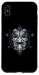 iPhone XS Max Oni Mask Japanese Devil Yokai Demon Sacred Geometry Graphic Case