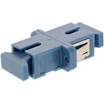 Adaptateur pour fibre optique, sc vers sc Monomode Simplex, Bleu ( Prix pour 1 )