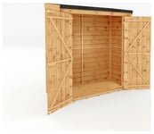 Mercia Garden Products Shiplap Windowless Pent Shed - 6 x 3ft