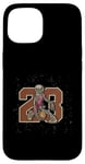 Coque pour iPhone 15 Skeleton Playing Basketball It's Too Late to Play Sports