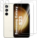 For Samsung Galaxy S23 Tempered Glass Screen Protector & Camera lens Glass