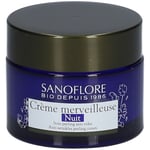 Sanoflore Crème merveilleuse Nuit soin peeling anti-rides certifié bio 50ml Pour La Peau 50 ml