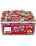 Sweetzone Sour Twin Cherries – Boks med Sure Vingummi-kirsebær 800 gram