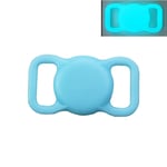 Porte-Clés En Silicone Pour Étui Apple Airtag,Collier De Protection Pour Chien Et Chat,Étui Air Tag,Dispositif De Localisation De Traqueur,Anti-Perte,1pc - Type Luminous Blue