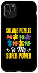 Coque pour iPhone 11 Pro Max Résoudre Des Énigmes Est Mon Super Pouvoir Jeu Puzzler