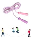 OTraki Corde à Sauter Sport, 5 Mètres Enfant Adulte Multijoueurs Groupe Skipping Rope Réglable Poignée en Bois Antidérapante Corde de Coton Jump Rope pour École Fitness Activités Extérieures