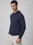 Reiss x McLaren Mitford F1 Merino Wool Hoodie, Airforce Blue