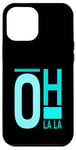 Coque pour iPhone 12 Pro Max Graphique en couleur Turquoise Oh La La Turquoise