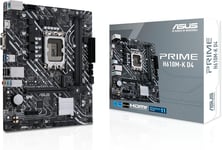 Prime H610M-K D4 ¿ Carte Mère Intel H610 Lga 1700 Mic-Atx (Ddr4, Pcie 4.0, M.2 Slot, Realtek 1 Gb Ethernet, Hdmi, D-Sub, Usb 3.2 Gen 1 Ports, Sata 6 Gbps)