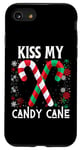 Coque pour iPhone SE (2020) / 7 / 8 Kiss My Candy Cane Fight Naughty Ugly Pull de Noël