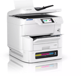 Epson WorkForce Pro EM-C8100RDWF, A3 skrivare + scanner + kopiator + fax, 25/24 ppm ISO, 1200x2400 dpi scanner, duplex, AirPrint, USB/LAN/WiFi