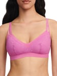 Chantelle Womens SoftStretch Removable Pads Bralette - Purple Polyamide - Size XL/2XL