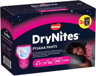 Huggies DryNites Pyjama Pants for Girls Years 4-7, 30 Pack