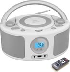 CD  Radio  Portable  CD  Player  Boombox  with  Bluetooth , Fm  Radio , Cd - Mp3