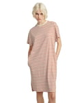 G-STAR RAW Women's Striped loose t-shirt dress wmn Dresses, Multicolor (antique white/finch stripe D24484-C339-G640), XXS