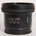 Sony Used A-Mount Alpha 20mm lens f/2.8