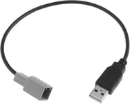 Adaptateur De Câble Câblage De Faisceau Usb Remplacement Pour Autoradio Compatible Avec Camry Compatible Avec Civic Compatible Avec Toyota Chr, Noir