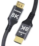 Adauxter 4K HDMI Cable 10M, High Speed HDMI Cable with Ethernet Support 4K 60Hz 2K 165Hz 1080p Ultra HD 3D eARC HDCP2.3 HDR10+ PC Compatible Laptop TV Monitor Projector PS5 X-Box