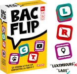 LANSAY - BAC Flip - Jeu de Société d'Ambiance Amusant pour Enfants Dès 8 Ans - Trouvez des Mots avec Lettres et Thèmes - Développe Réflexes & Imagination - Jeu de Cartes - 2 à 6 Joueurs - en Français