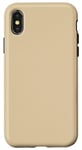 Coque pour iPhone X/XS Coque beige kaki