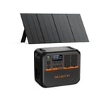 BLUETTI AC200PL Générateur Électrique avec panneau solaire PV350, Modèle amélioré AC200L AC200MAX, 2304Wh LiFePO4, 4*CA 2400W
