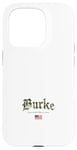 Coque pour iPhone 15 Pro Burke Gothic Design Camouflage Version