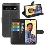 Google Pixel 8      Pu Wallet Case    [Black]