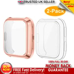 2x Fitbit Versa Smartwatch Screen Protector Case Full Guard Clear Rose Gold Cavn