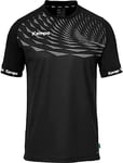 Kempa Wave 26 Shirt pour Hommes et garçon - Tee Shirt t-Shirt de Sport à Manches Courtes Vetement Fonctionnel Handball Gym Jogging Running Maillot - élastique et Respirant