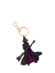 Cambridge Satchel x Wicked The Elphaba Charm, Black 1914 Grain With Purple Velvet