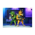 Les Tortues Ninja - Pack 2 Figurines Captain Zarax & Zork 18 Cm